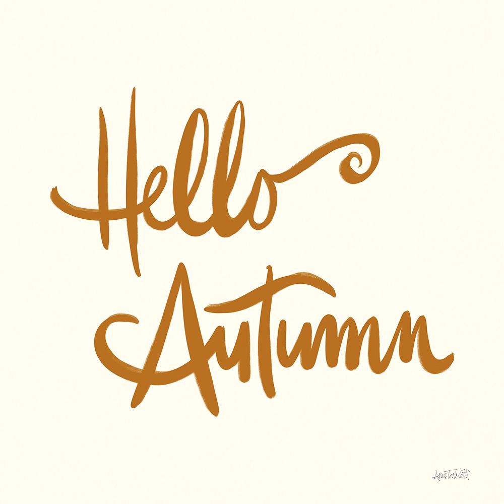 Hello Autumn I on Cream