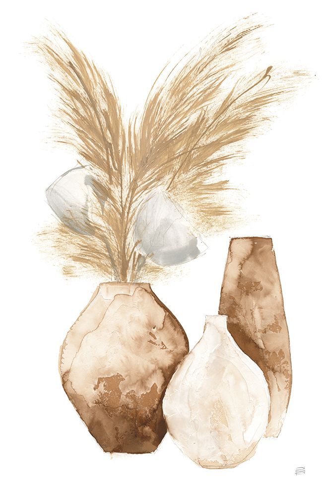 Vase Gray Pods