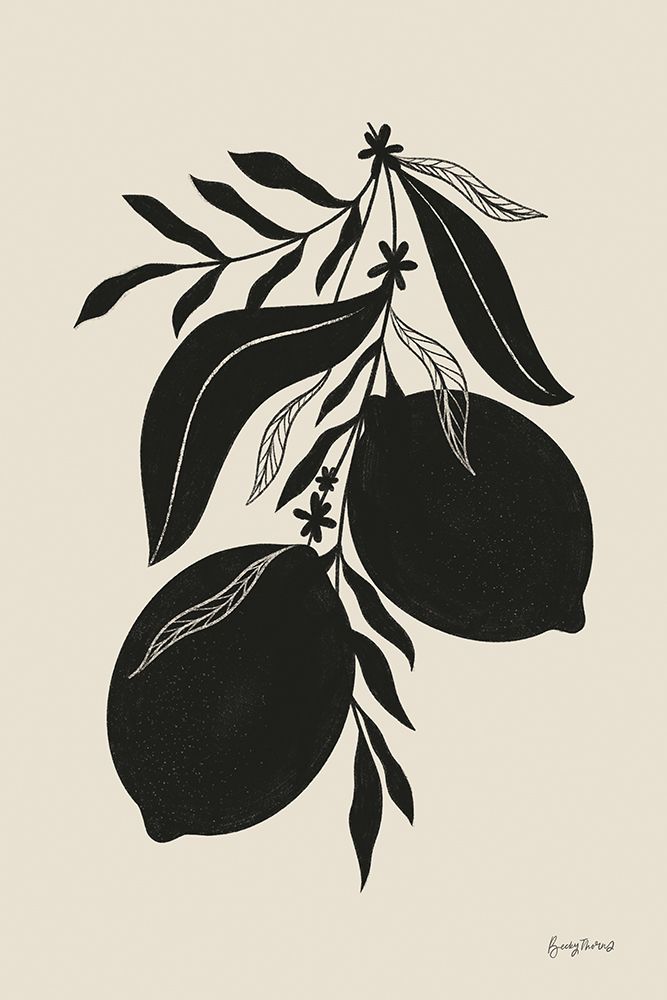 Lemon Silhouette II