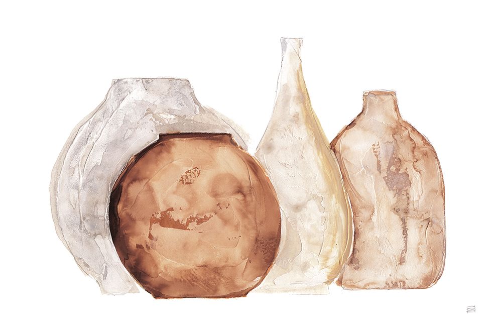 Earthy Neutral Vases IV