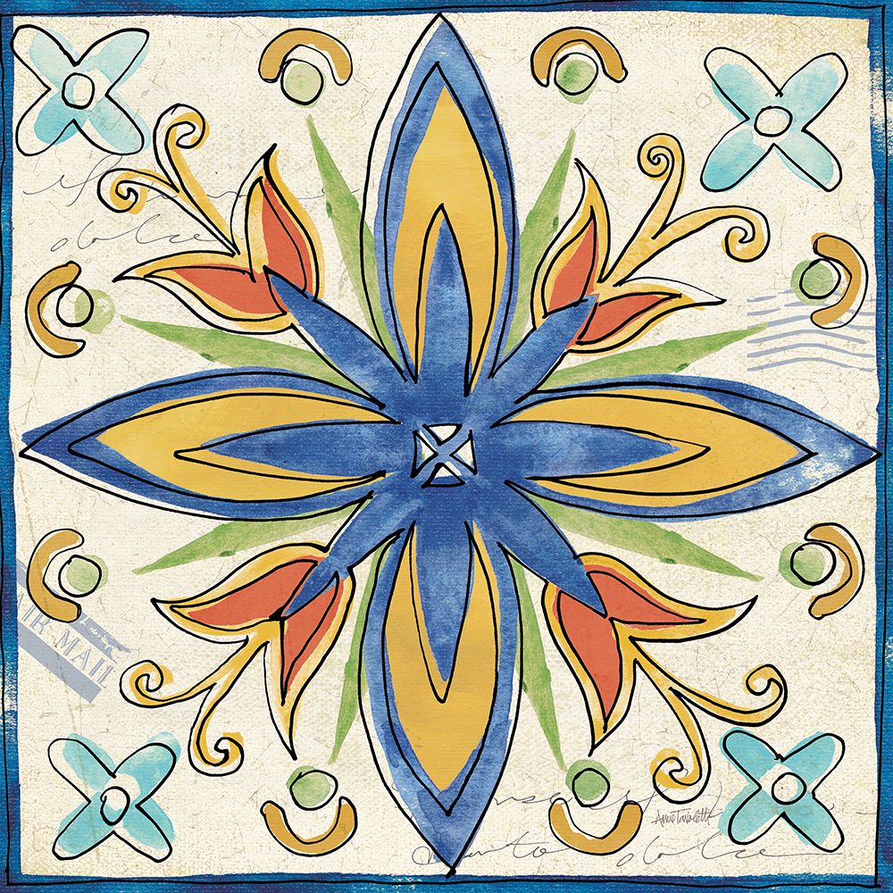 Tuscan Sun Tiles I Talavera