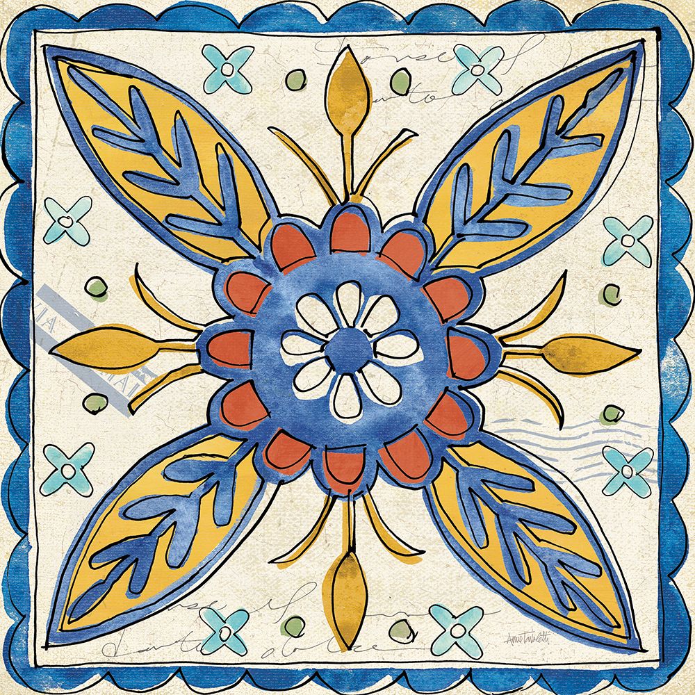 Tuscan Sun Tiles III Talavera
