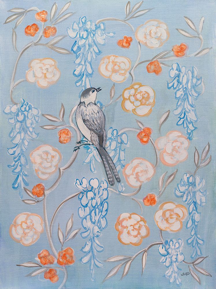 Heirloom Chinoiserie Bird I