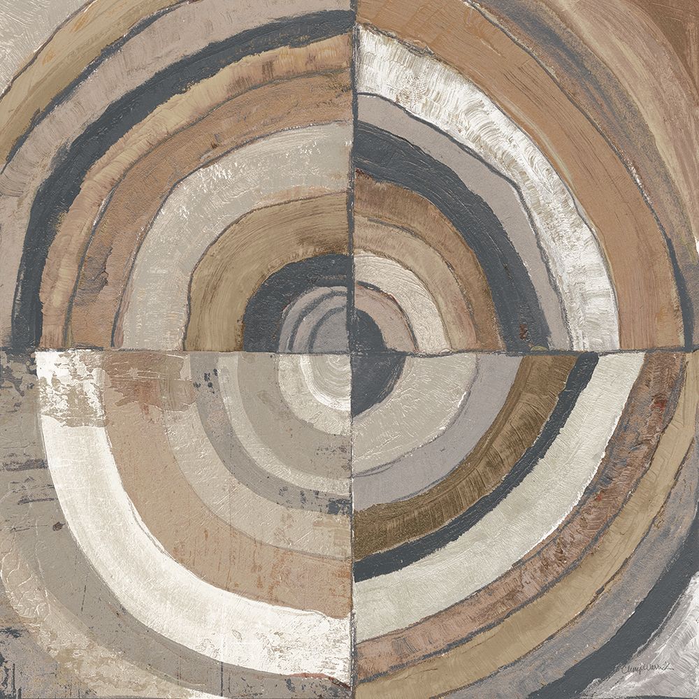 The Center I Abstract Crop Dark