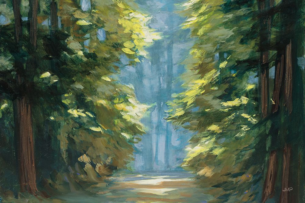 Sunlit Forest Blue Crop