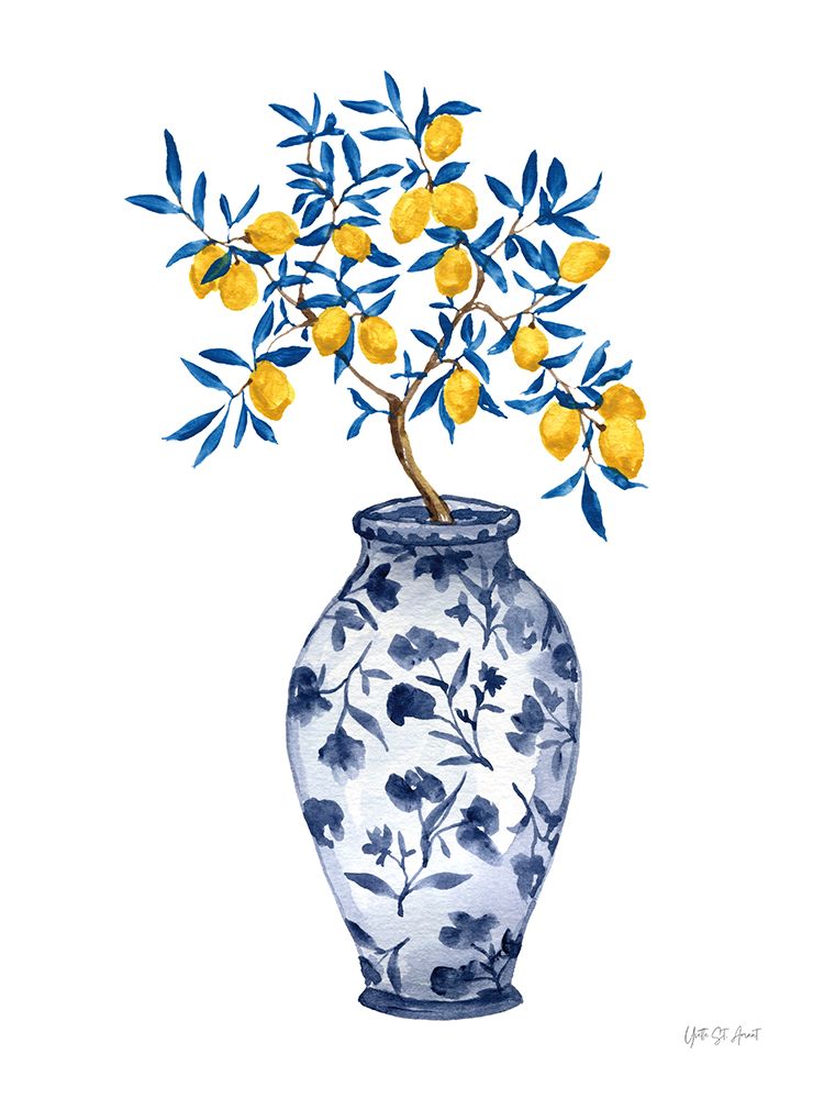 Lemon Tree in Chinoiserie II