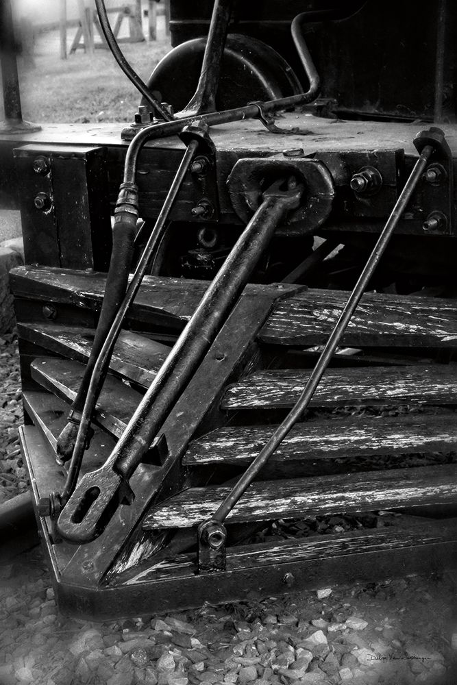Vintage Train III BW