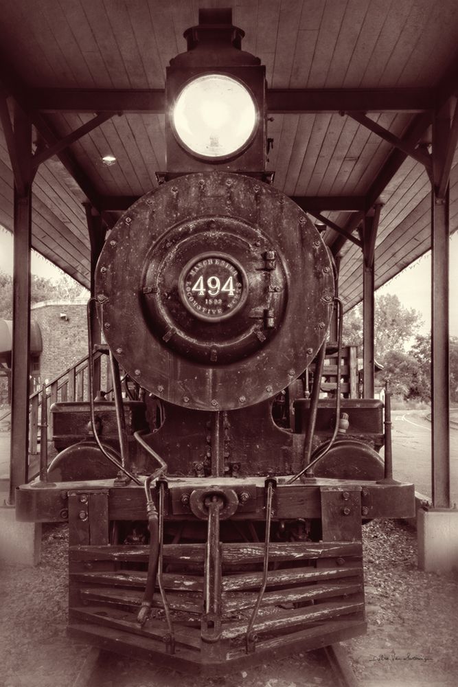 Vintage Train I Sepia