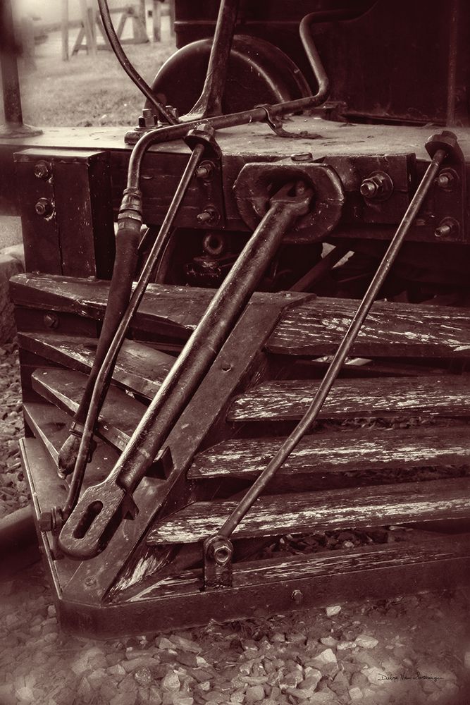 Vintage Train III Sepia