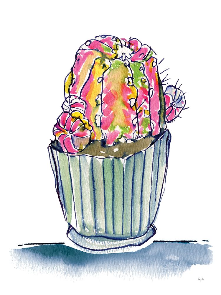 Colorful Cactus I