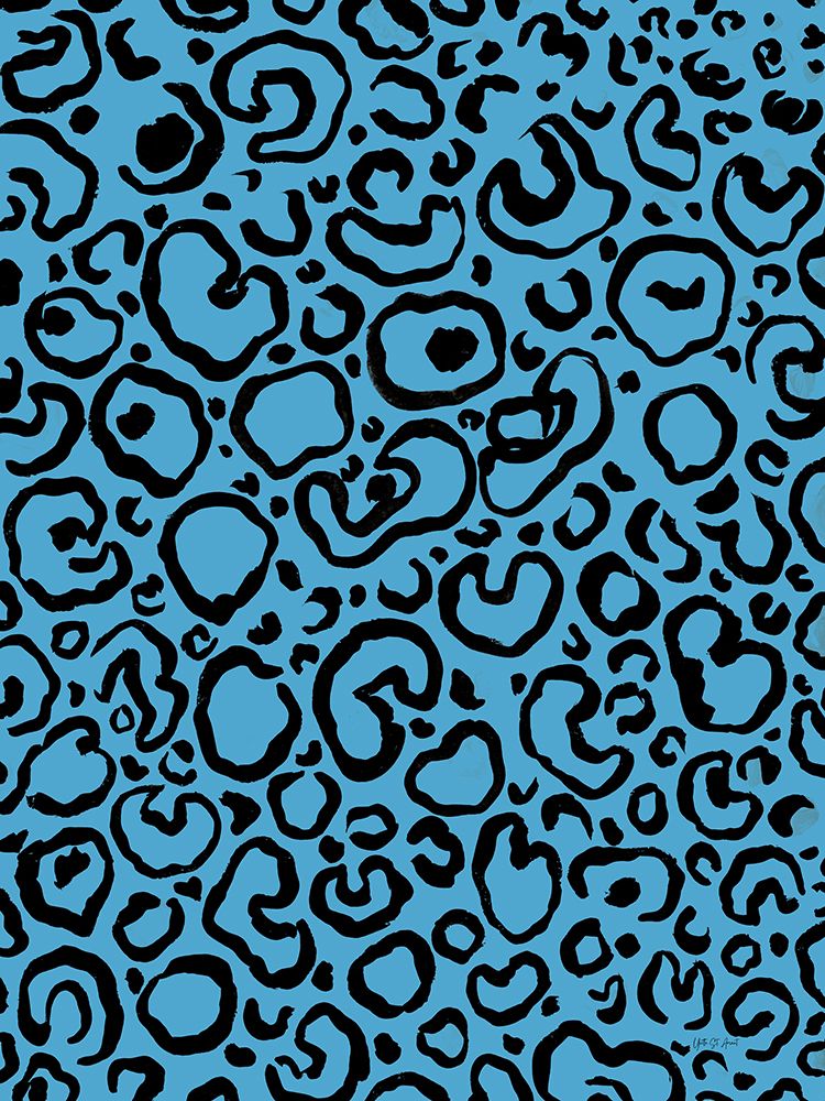 Animal Print IV Blue