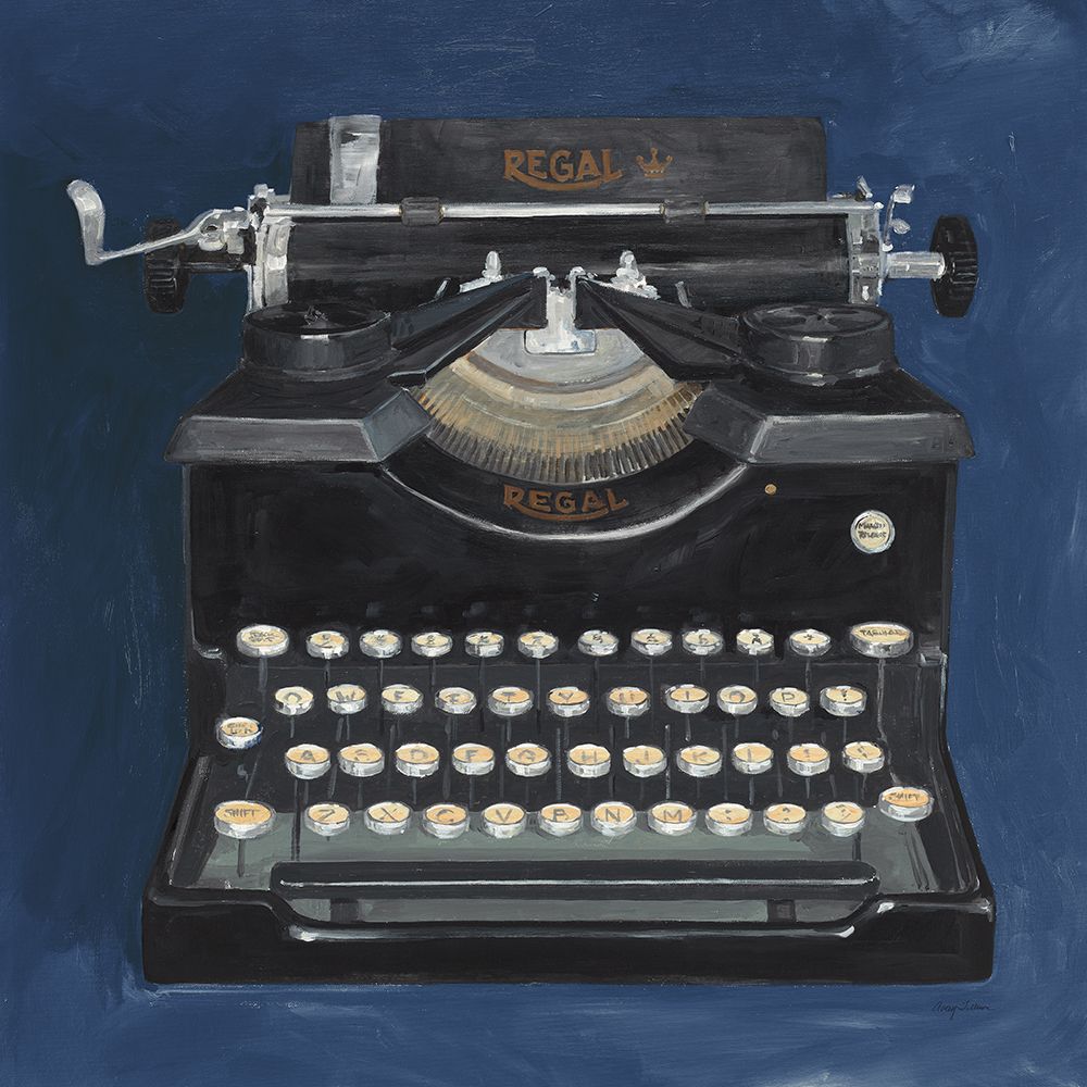 Classic Typewriter Navy