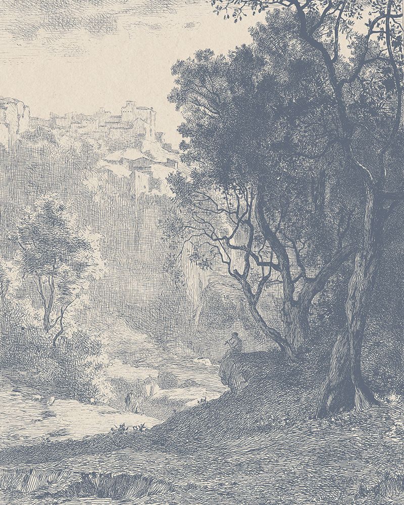 French Pastoral Etching II