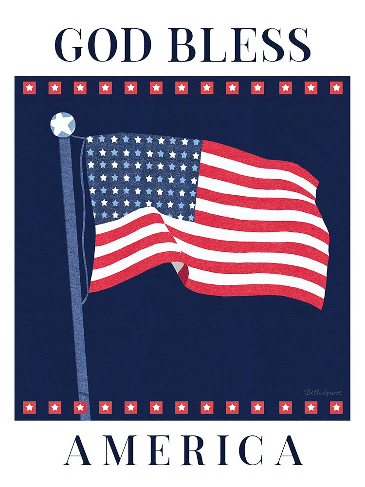 Stars and Stripes Bless America