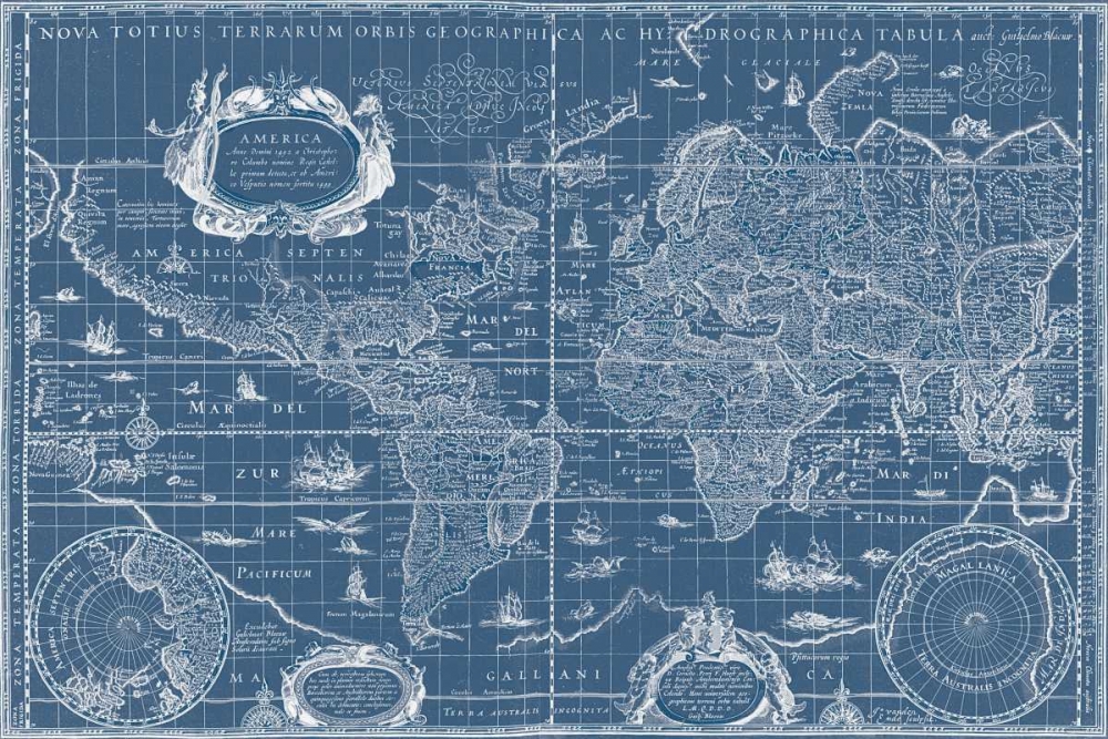 Blueprint World Map