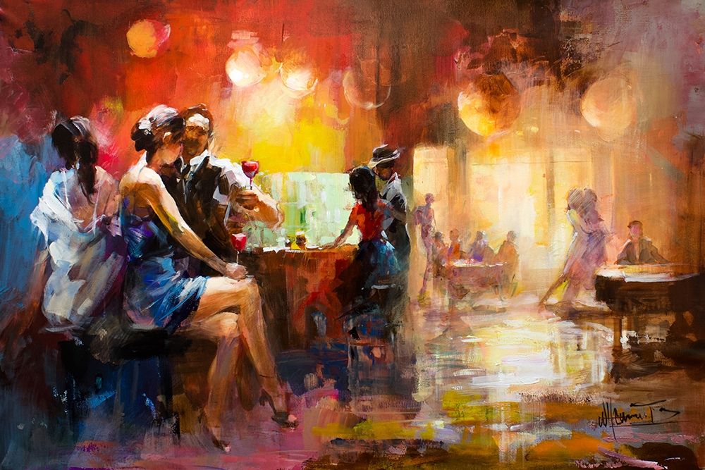 At the bar