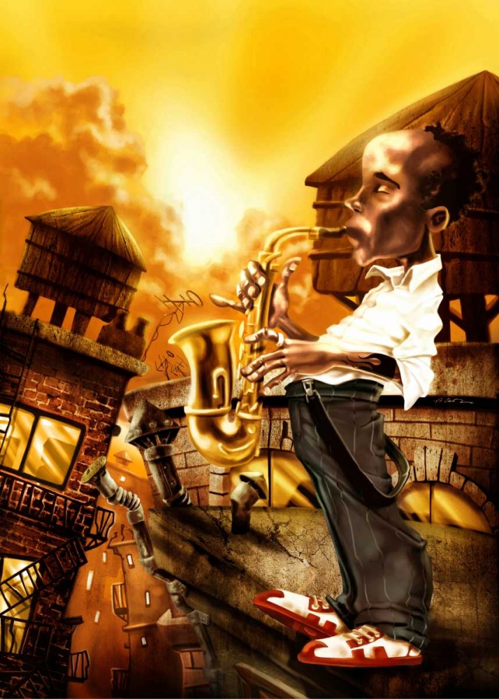 The Saxophonist -1