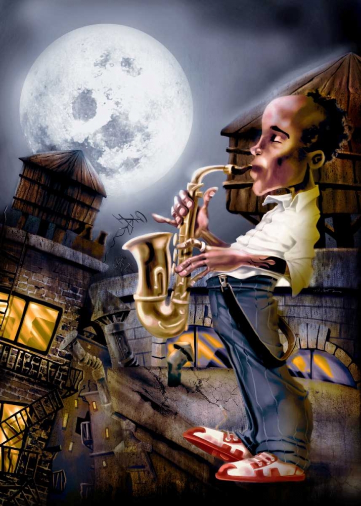 The Saxophonist -2