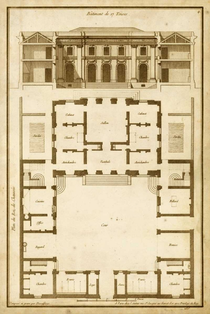Vintage Building and Plan I