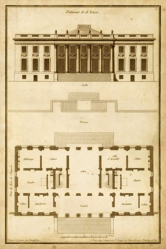 Vintage Building and Plan II