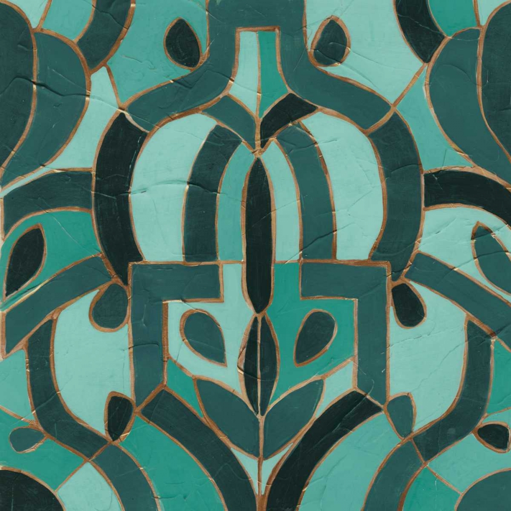 Turquoise Mosaic IV