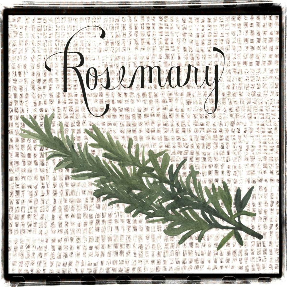Burlap Herbs I