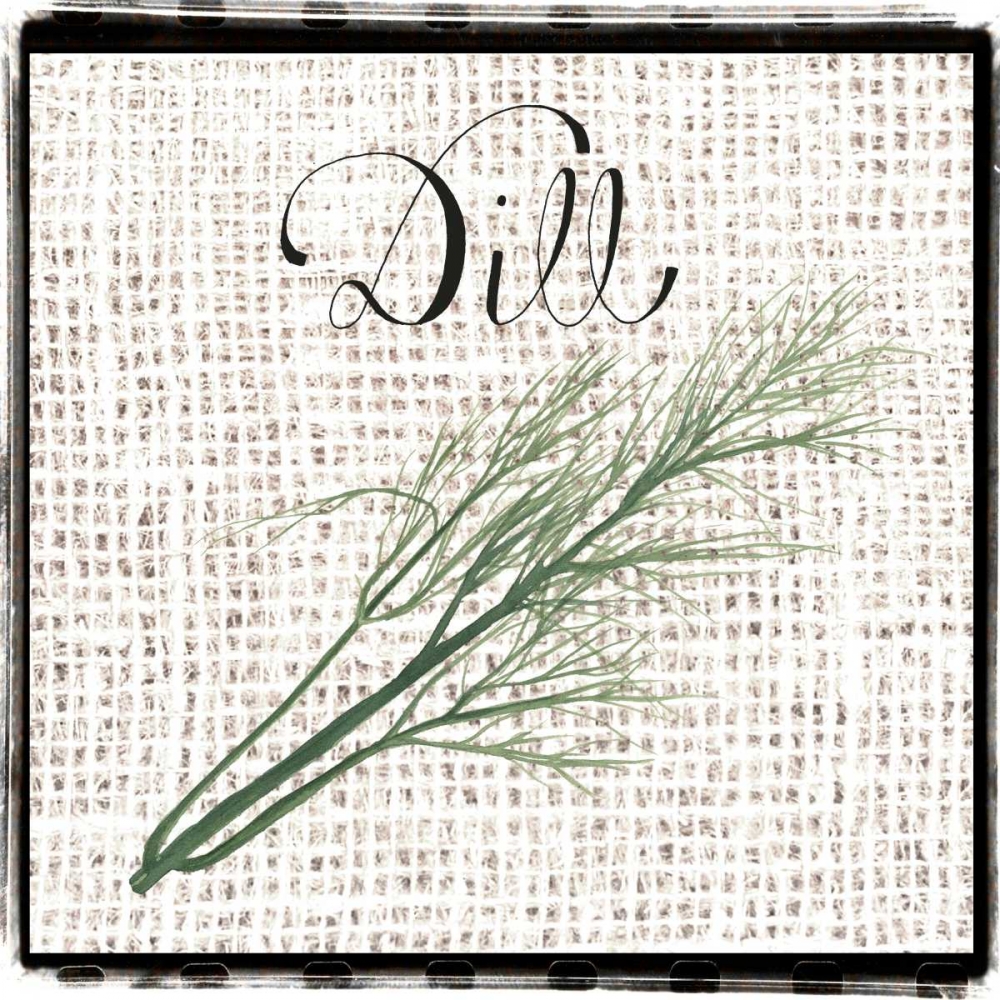 Burlap Herbs III