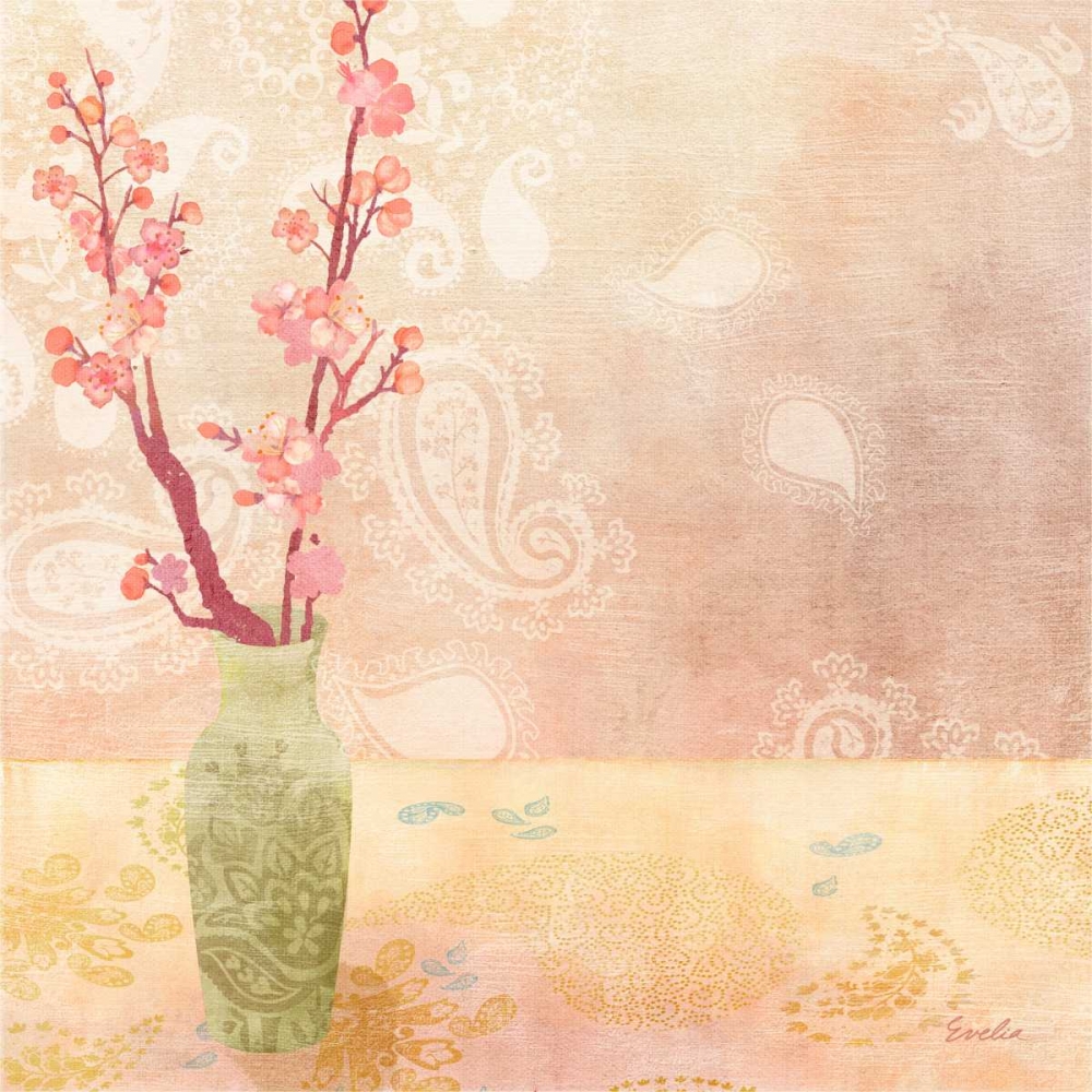 Vase of Cherry Blossoms I