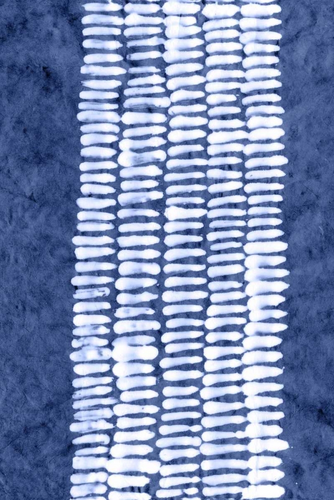 Indigo Primitive Patterns VII