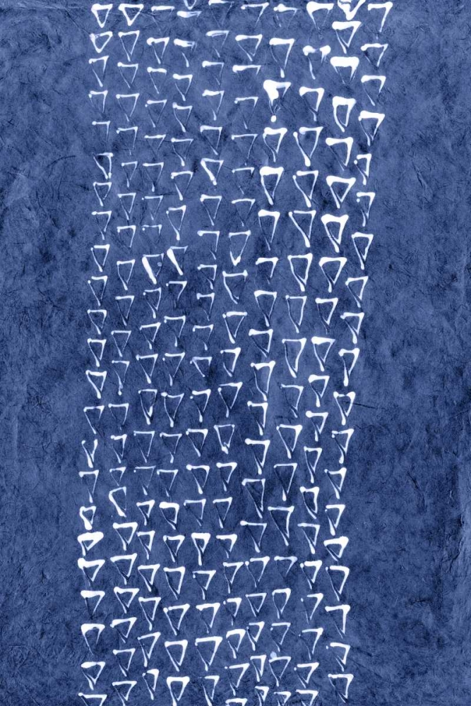 Indigo Primitive Patterns IX