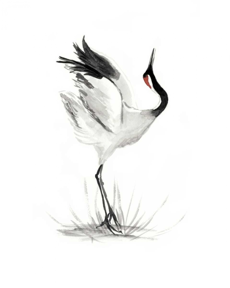 Japanese Cranes I