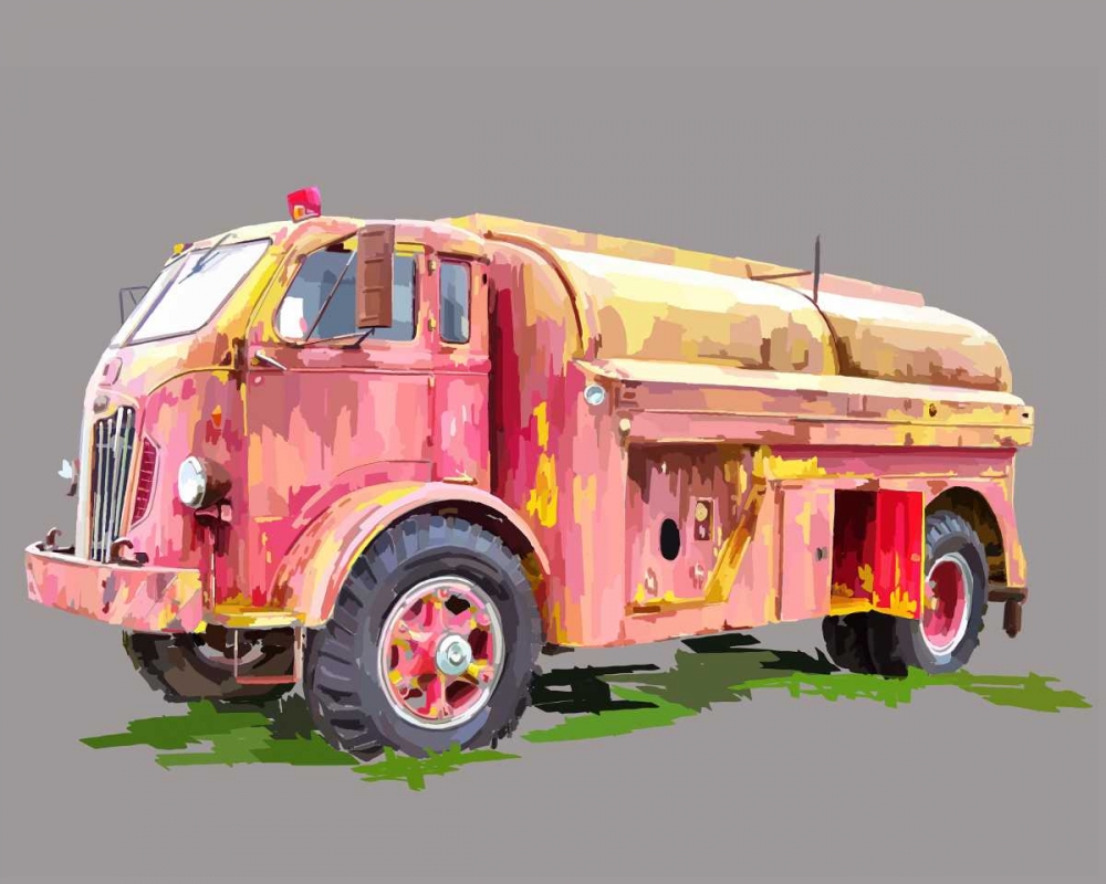 Painterly Firetruck