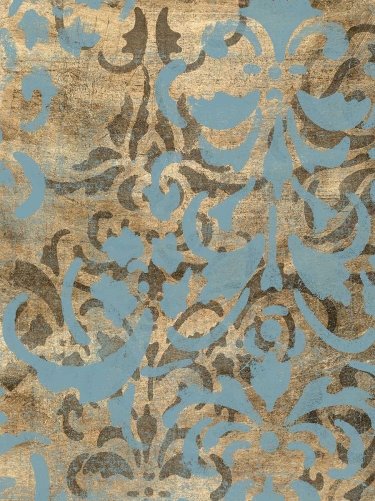Damask Over Gold I