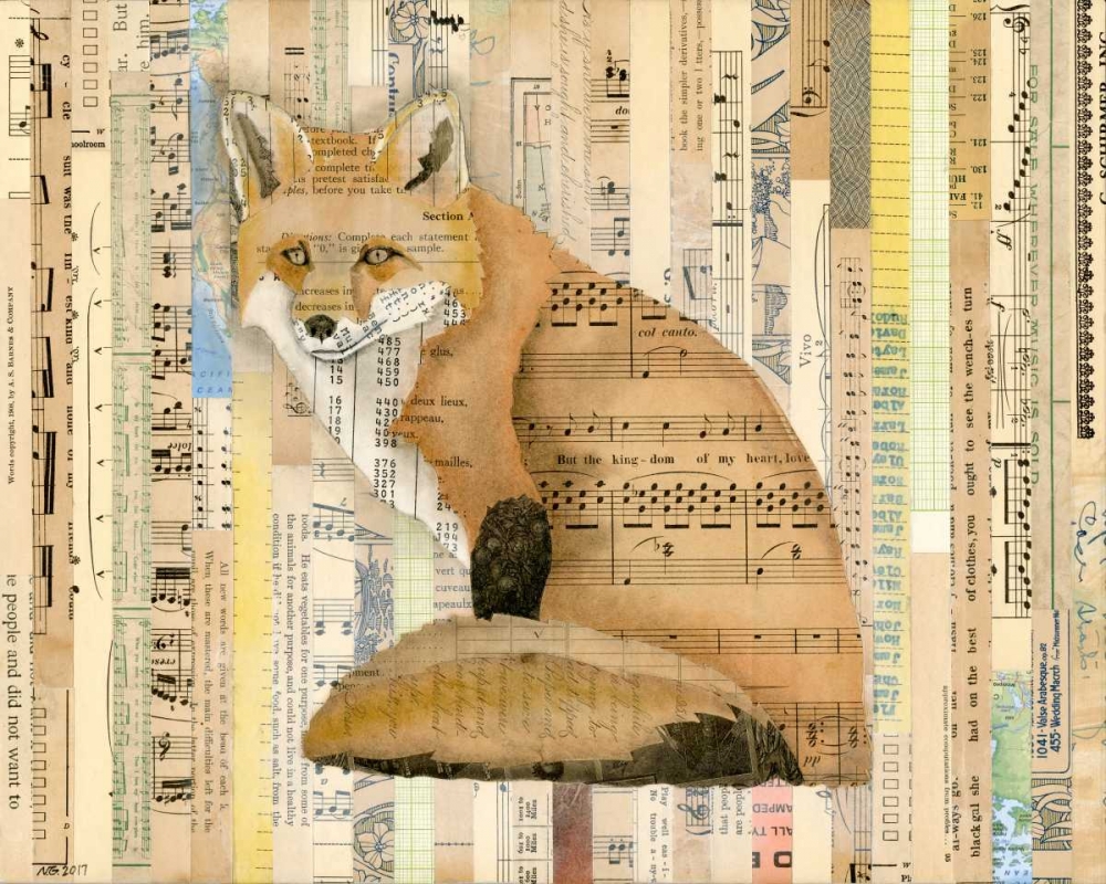 Red Fox Collage II