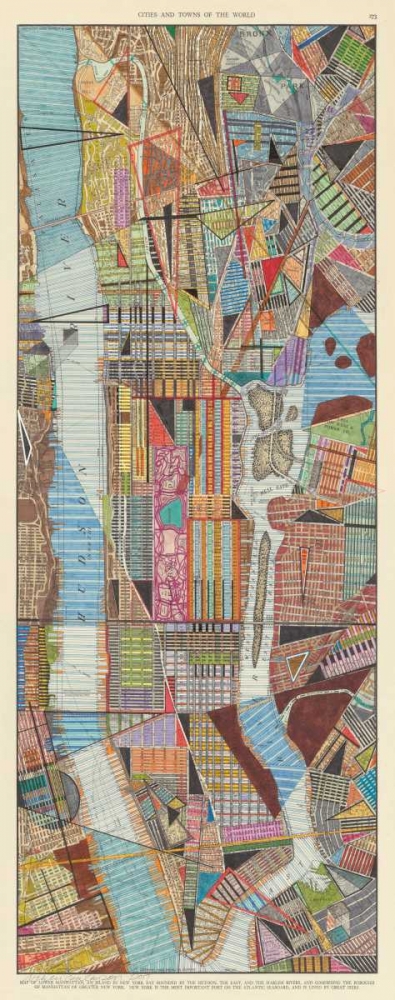 Modern Map of New York III