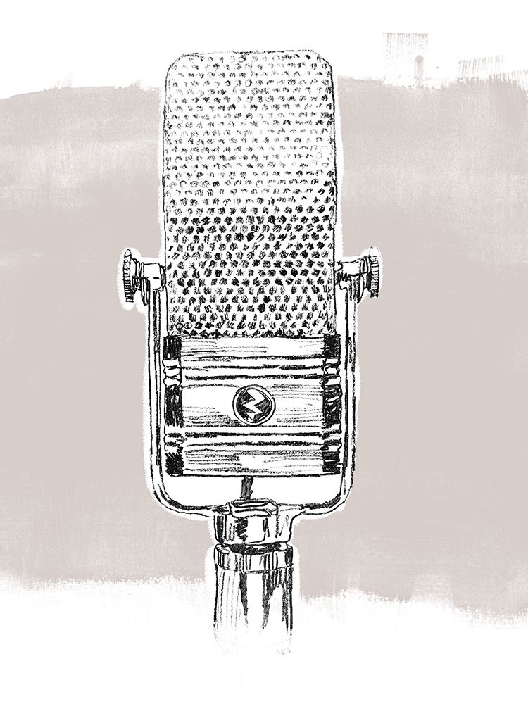 Monochrome Microphone I