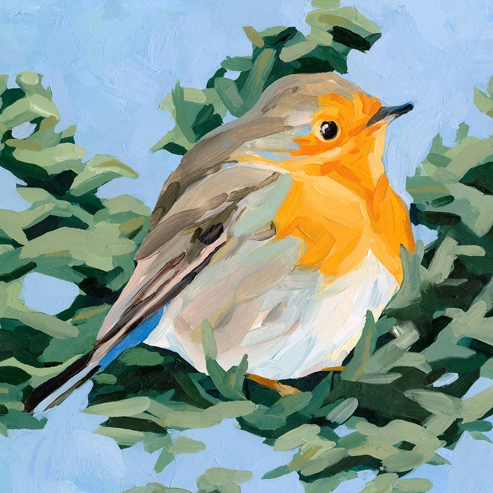 Painterly Bird I