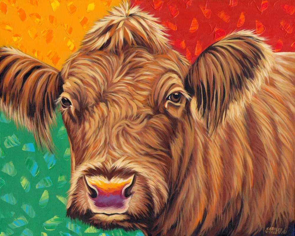 Colorful Country Cows II