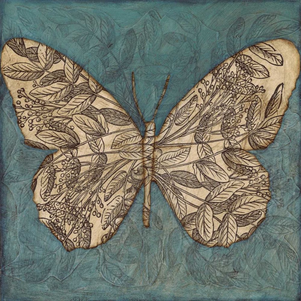 Collage Butterfly I