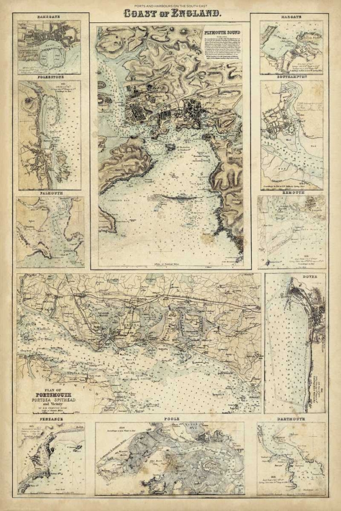 Map of the Coast of England I