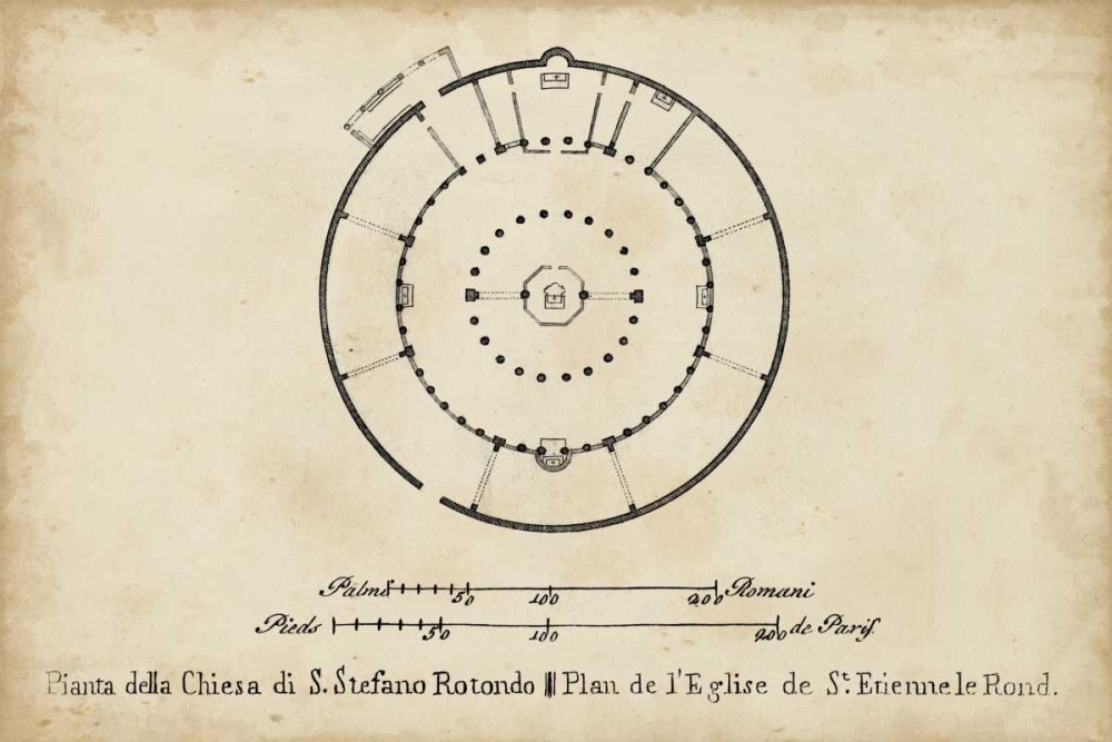 Plan for St. Stephens Rotunda
