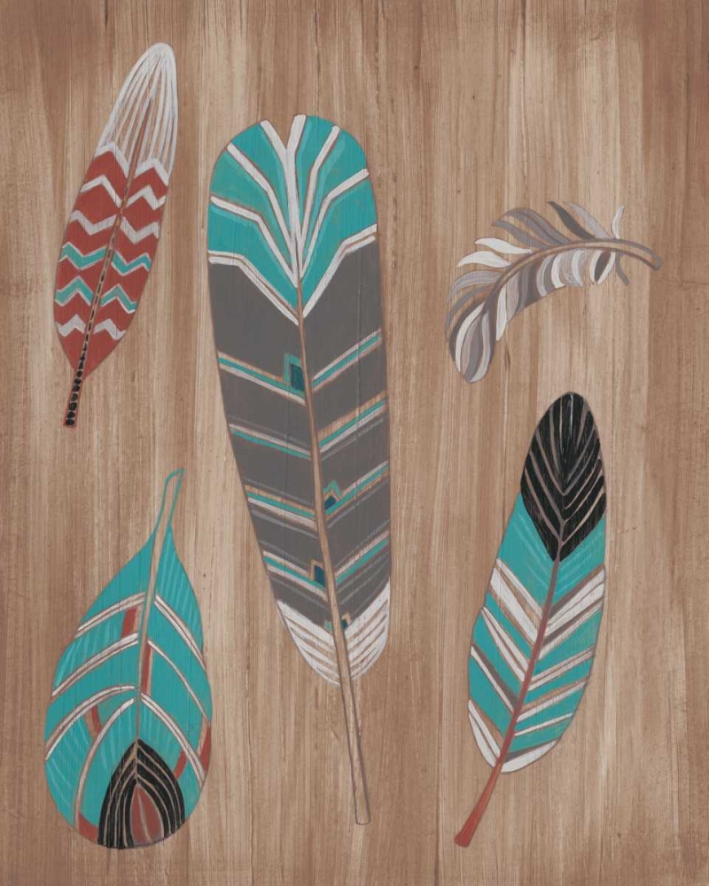 Driftwood Feathers I