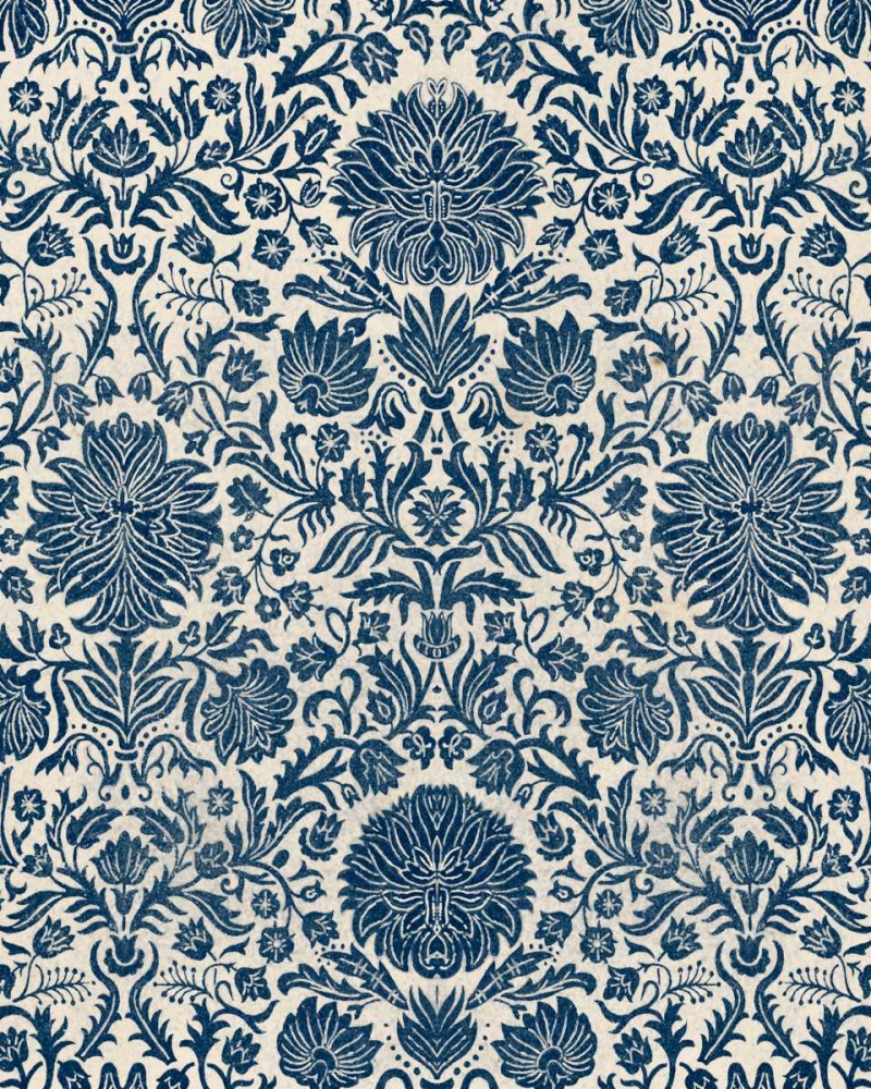 Baroque Tapestry in Navy I