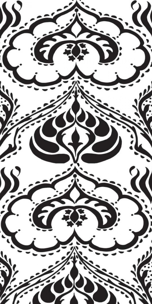 BandW Arabesque Panels II