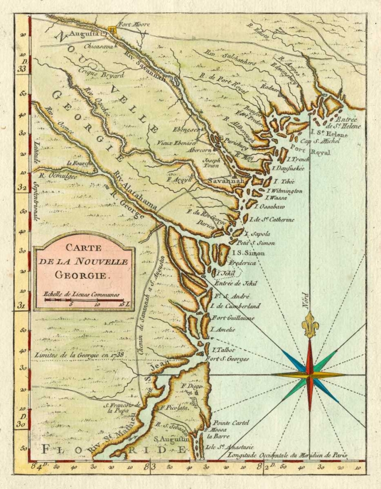 Petite Map of Georgia