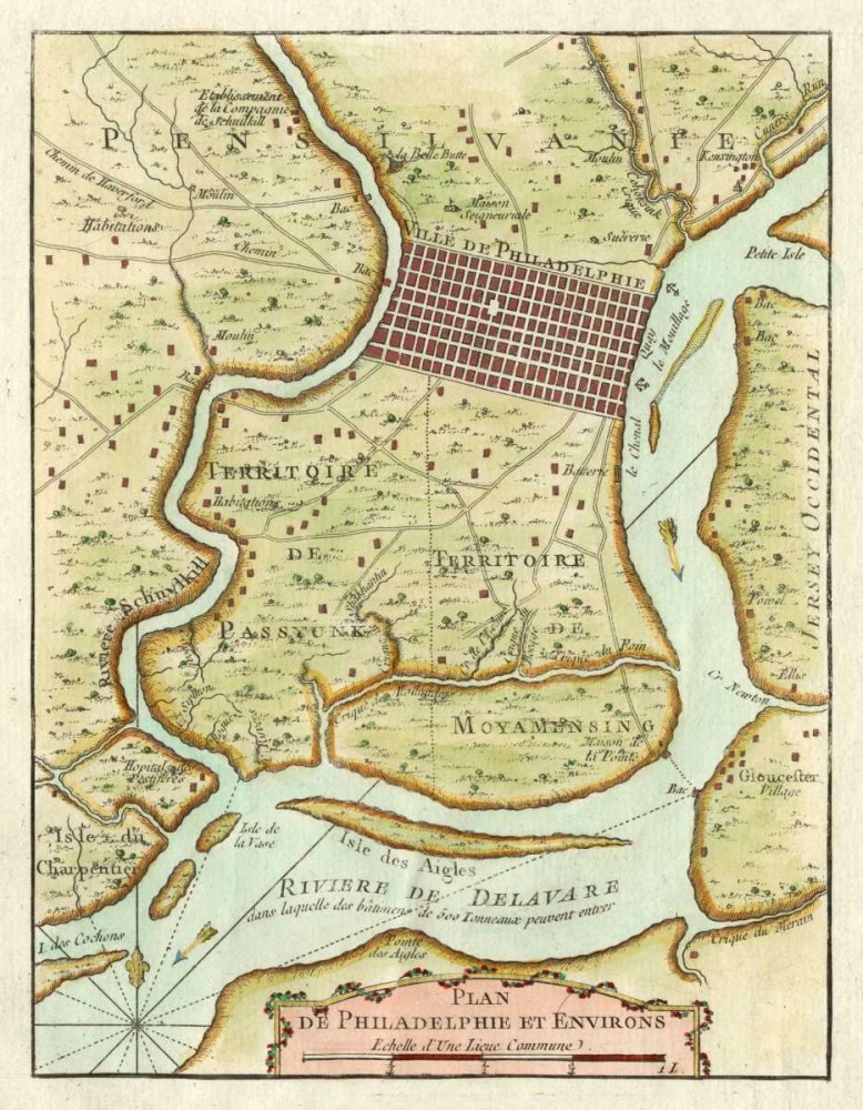Petite Map of Philadelphia