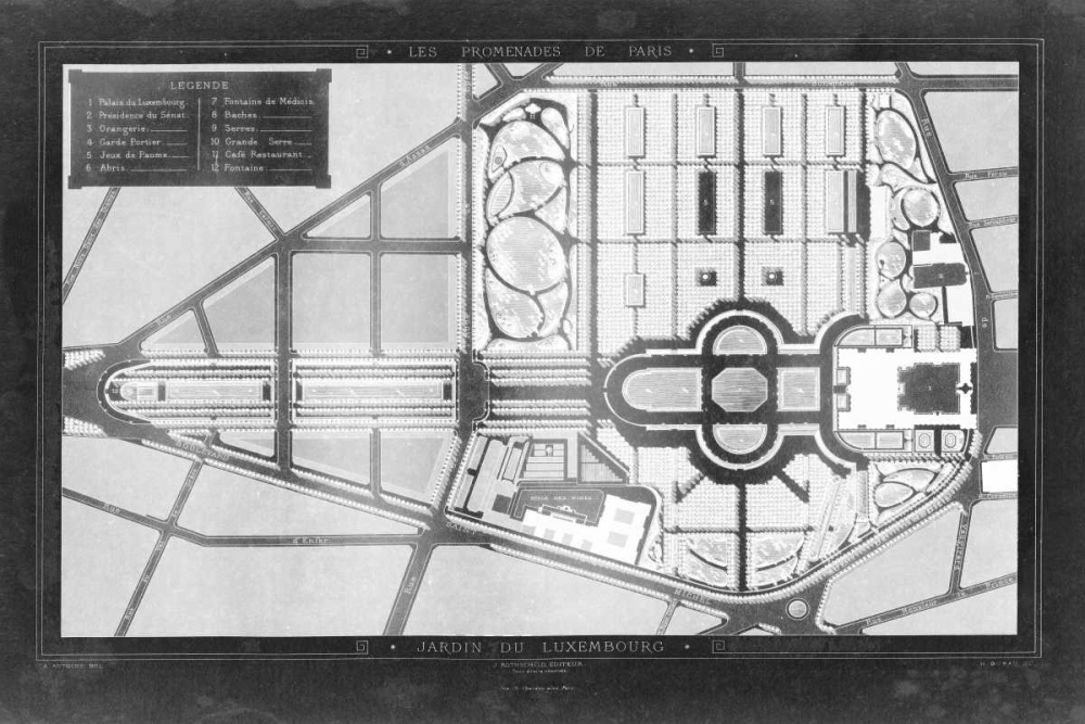 French Garden Blueprint II
