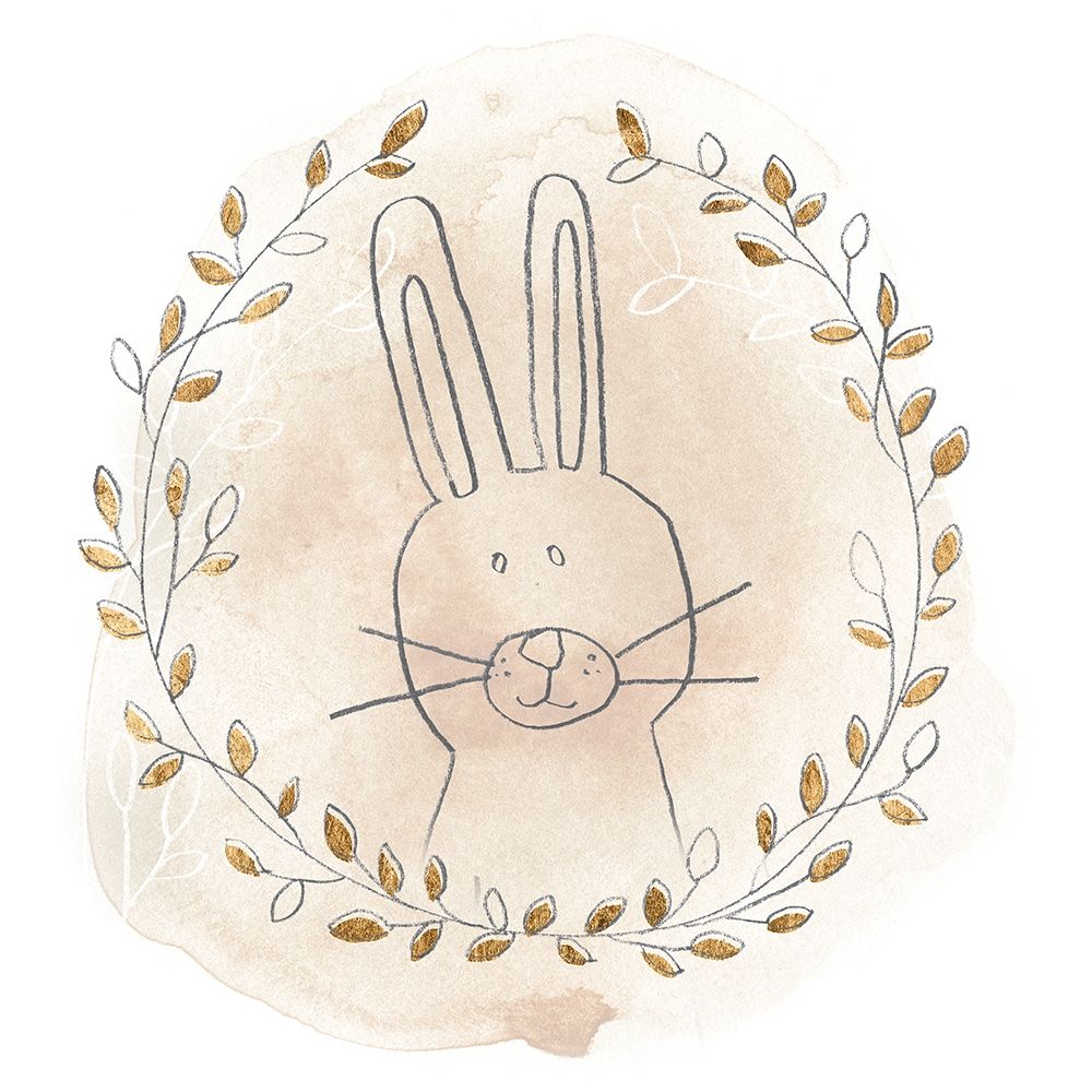 Golden Woodland Vignette I
