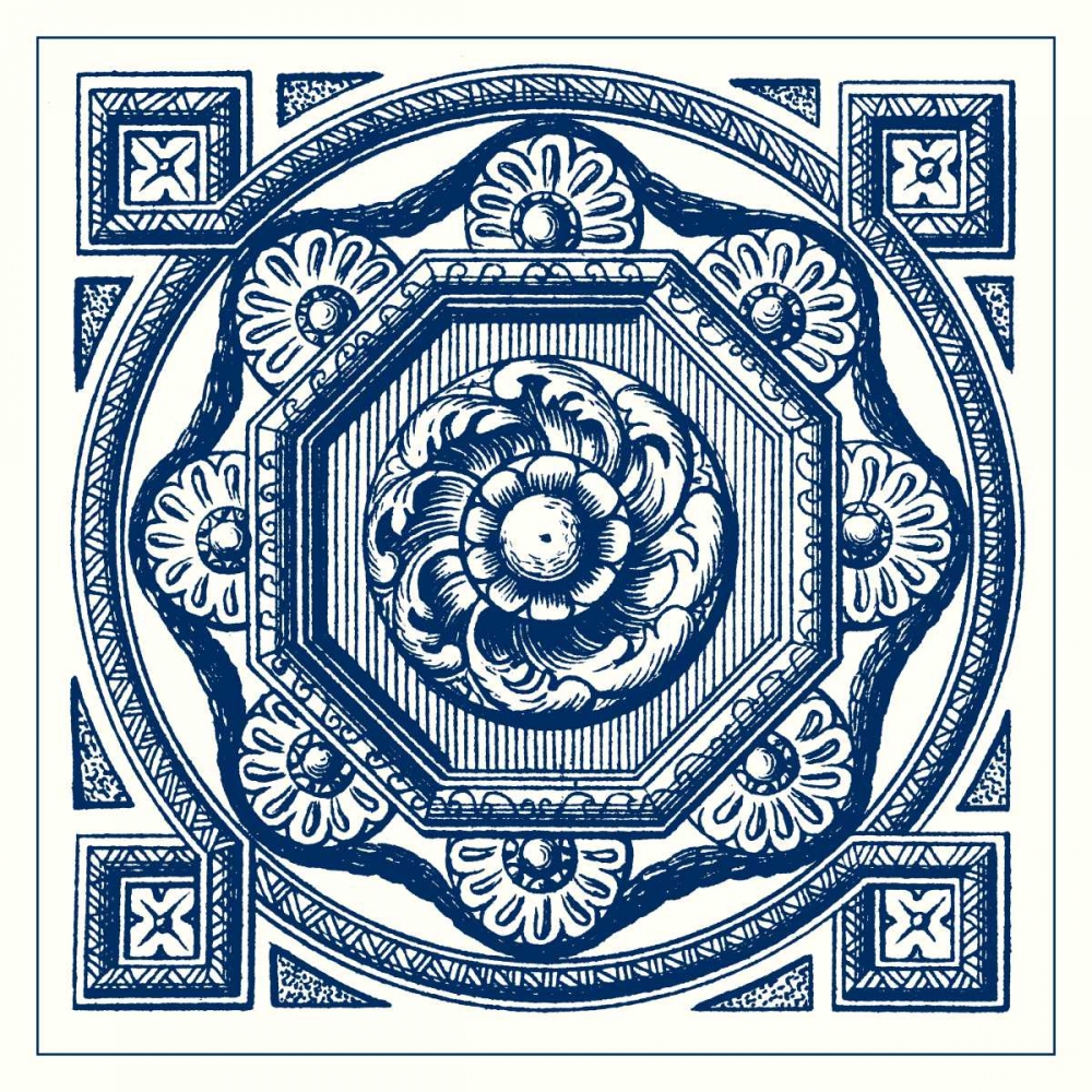 Indigo Medallion I