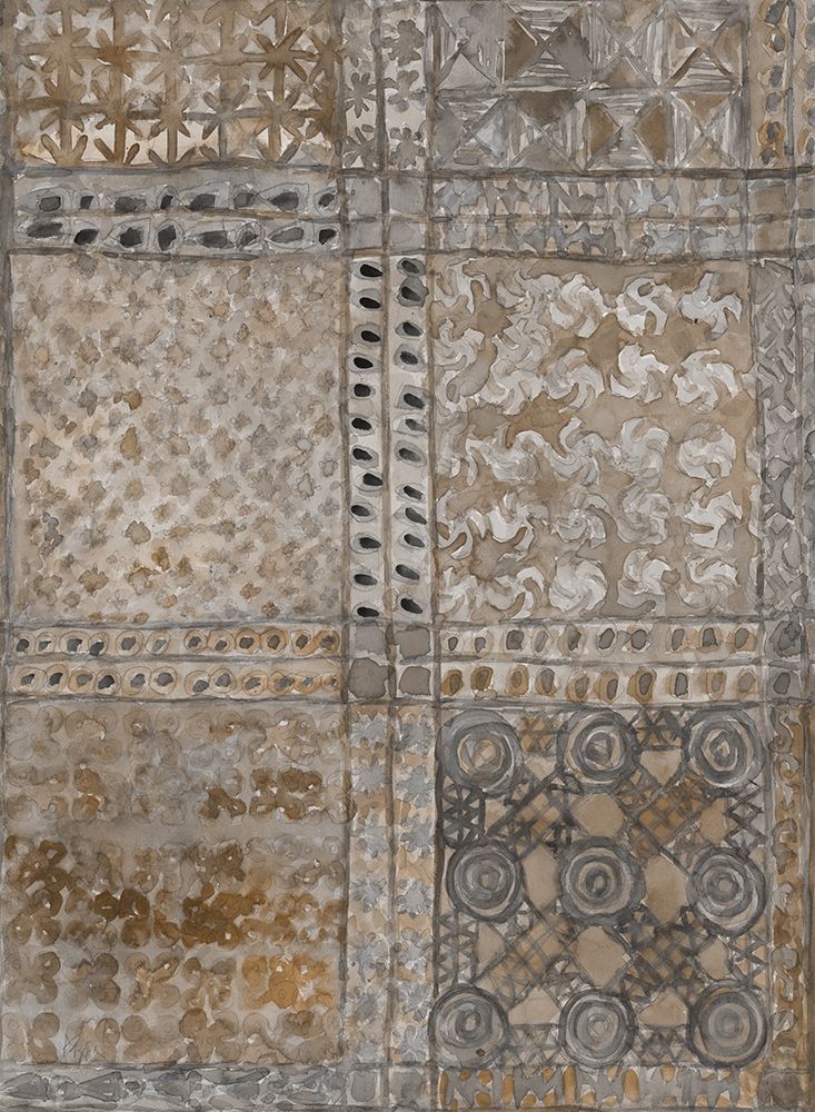 Aged Adinkra Cloth I